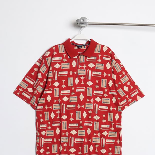 LANDS'END Pattern Pique Shirts