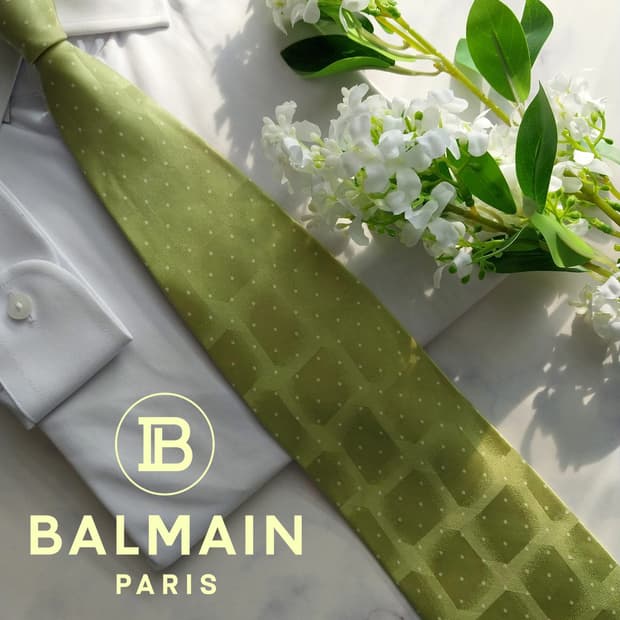 발망 실크 미니 도트 지오메트릭 넥타이 9.8cm A+~A등급 K1601