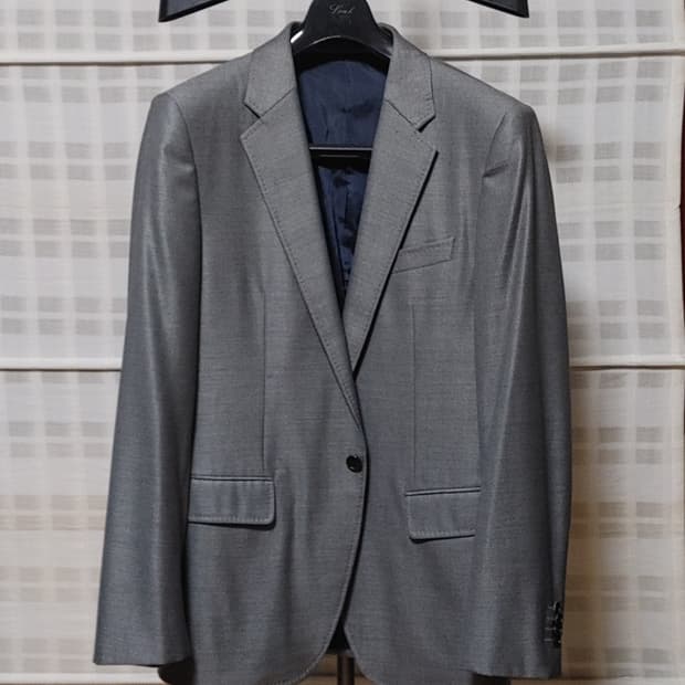 (한섬) 타임 옴므 그레이 정장 수트 48 / 86