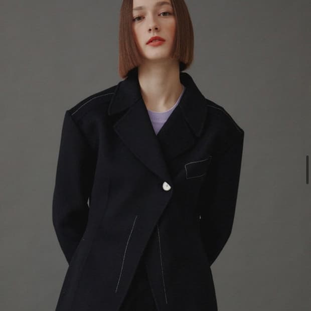 ahwe 아위 오드리 자켓 블랙