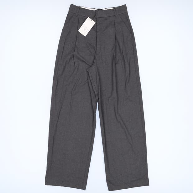 [EUR S] 새상품 자라 여성 핀턱 와이드 슬랙스 1204HR2