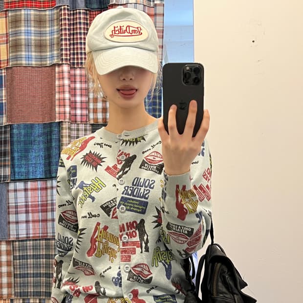 본더치 스카이블루 스웨이드 캡