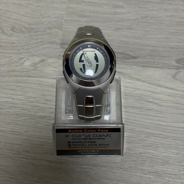카시오 e 데이터 뱅크 y2k 시계