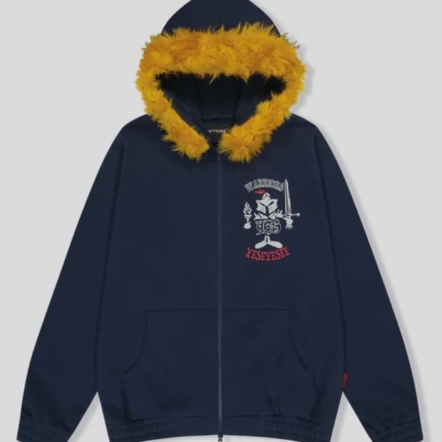 예스아이씨 퍼 후드집업