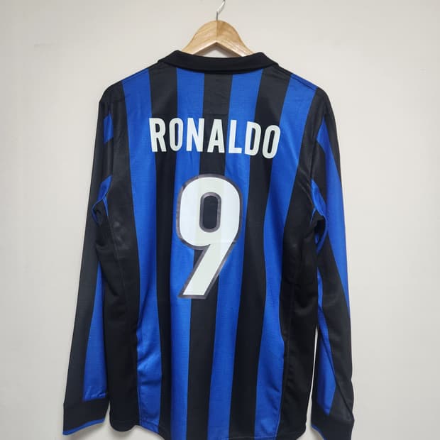 인터밀란Intermilan 호나우두 마킹 99-00 홈 축구 유니폼 L