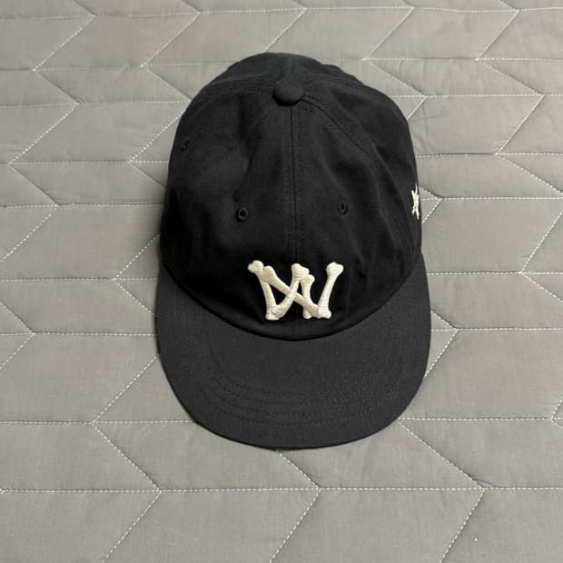 [OS] AOIRO  6-Panel Bone A/N Cap - BLACK