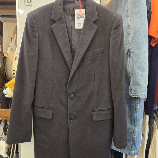 [쿨거환영]SOLID HOMME 캐시미어 블렌드 싱글 코트 