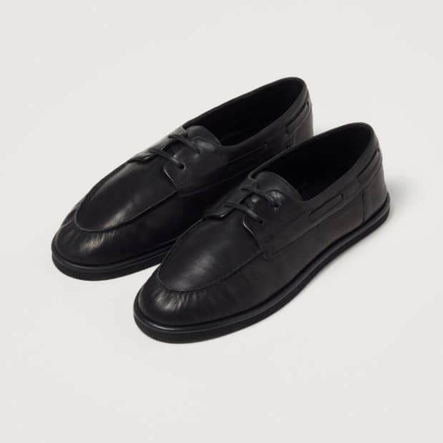 [270] 오라리 26ss 소프트 레더 덱슈즈