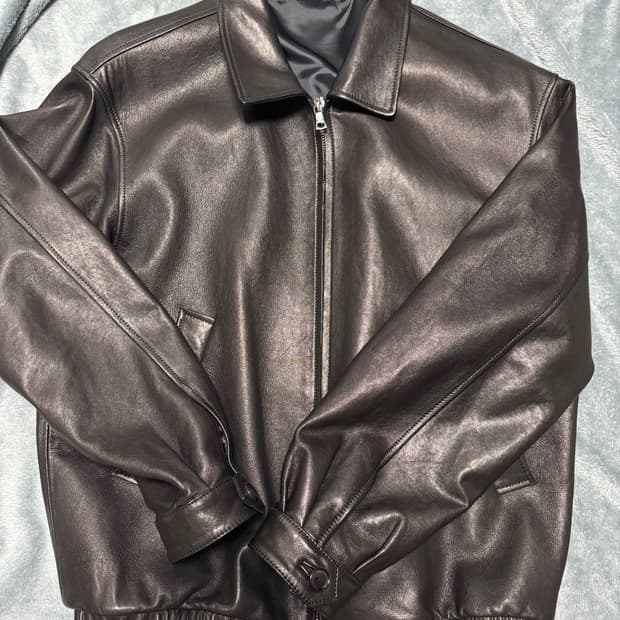 [1] 스테디에브리웨어 SEW 레더 블루종 자켓