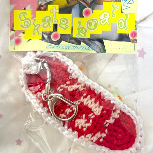 Handmade Skateboard keyring NO.6