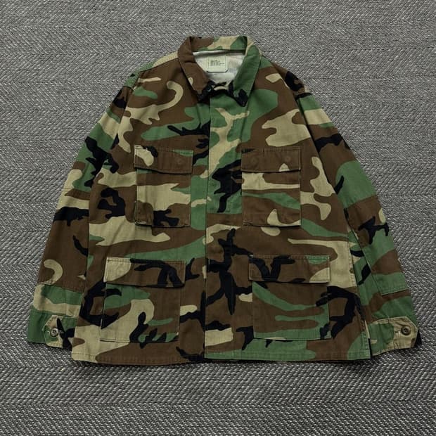 미군 우드랜드 카모 자켓v0416