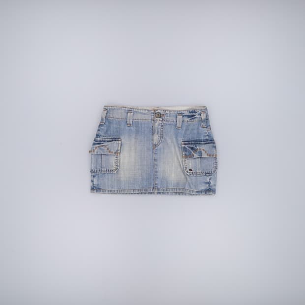 S 타미힐피거 데님 스커트 0420H1