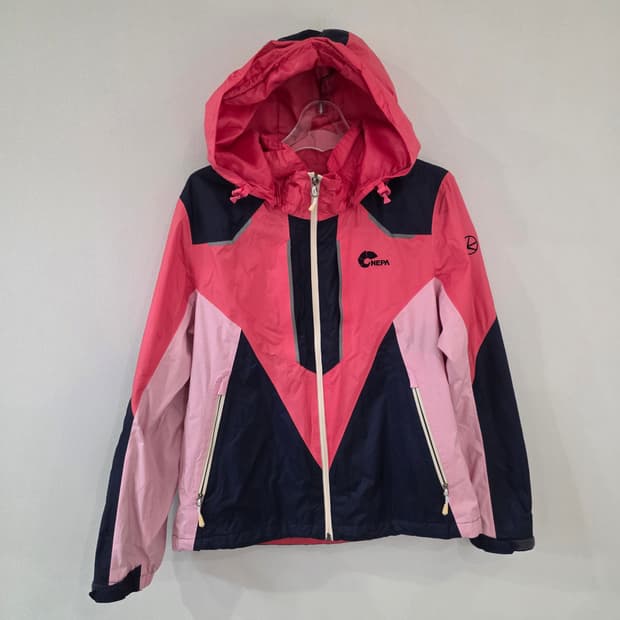 네파 여성 바람막이 자켓 100 (핑크/네이비)