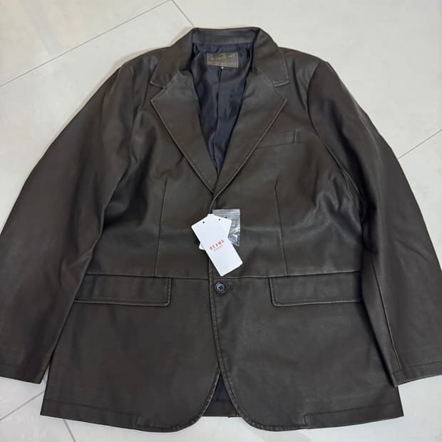 FAKE LEATHER JACKET 페이크레더 자켓