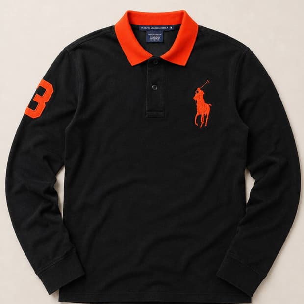 Polo golf 폴로 골프 빅포니 블랙 롱 슬리브
