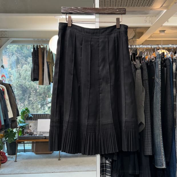 Kiyoko takase 인조 스웨이드 스커트