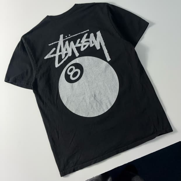 Stussy 스투시 8볼 피그먼트 다이드 반팔티셔츠