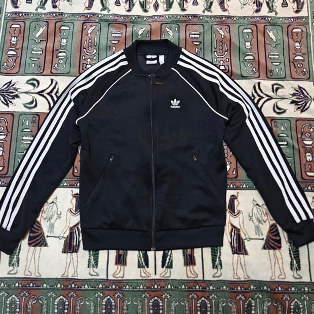 아디다스(Adidas) SST 슈퍼스타 라글란 트랙탑 저지