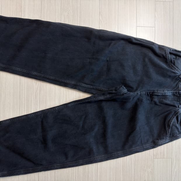 유니클로u 와이드핏 컬러진