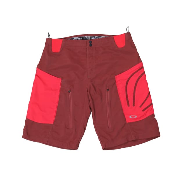 Oakley 00s MTB Shorts Red Mesh Panel
