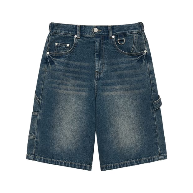 [L] THEVINYLHOUSE CARPENTER DENIM SHORTS