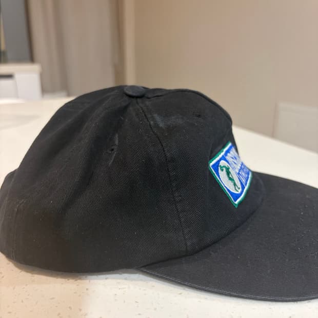 디스커스 애슬레틱 볼캡 블랙