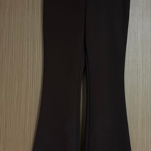 (새상품)H&M 브라운 부츠컷 레깅스 팬츠 S