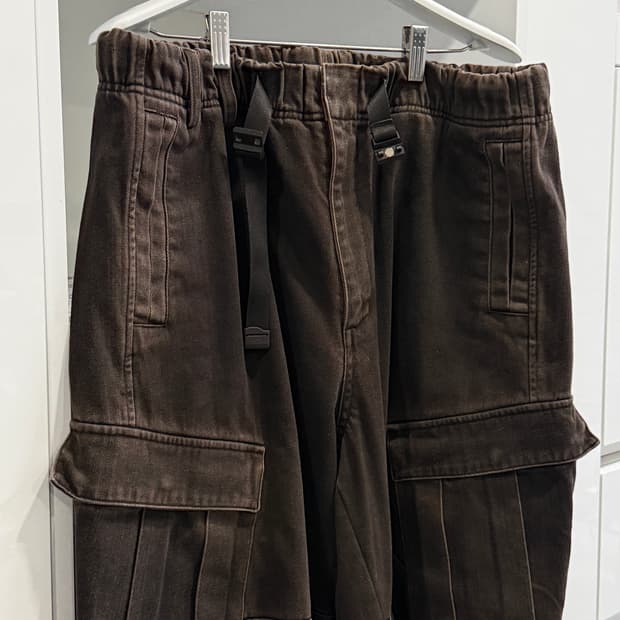 해칭룸 밀팬츠 워시드블랙 4사이즈