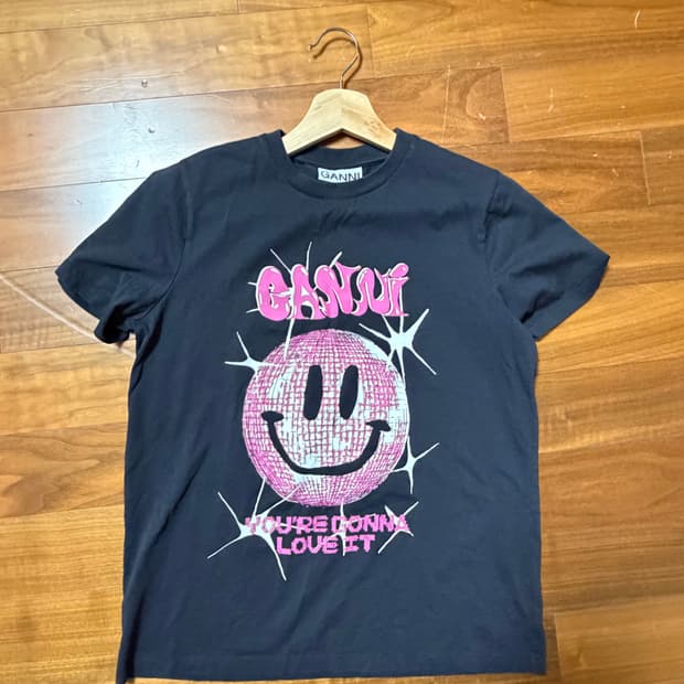 가니 차콜 티셔츠 xxs