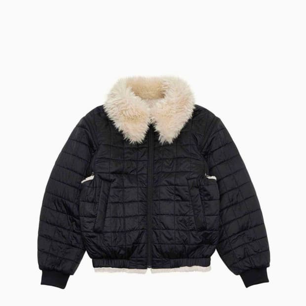 아모멘토 3인1 리버시블 퀼팅 블루종