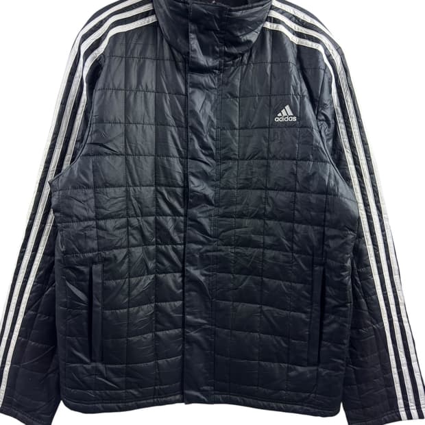 아디다스 검흰 퀄팅 자켓1498