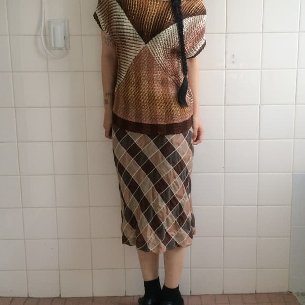 Pleats pattern top
