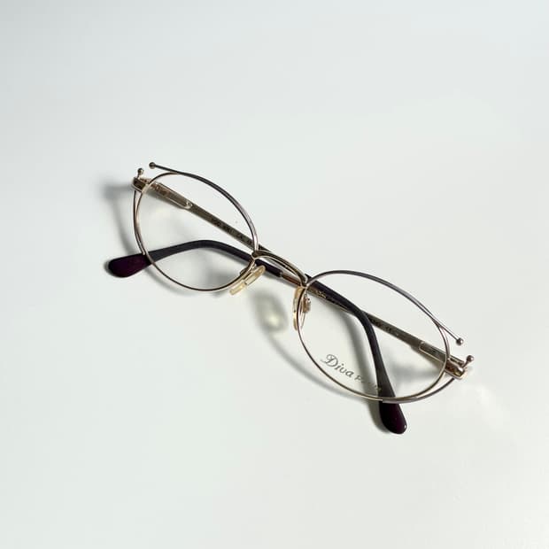 DIVA 이태리의 하우스브랜드 디바 사의 빈티지 안경