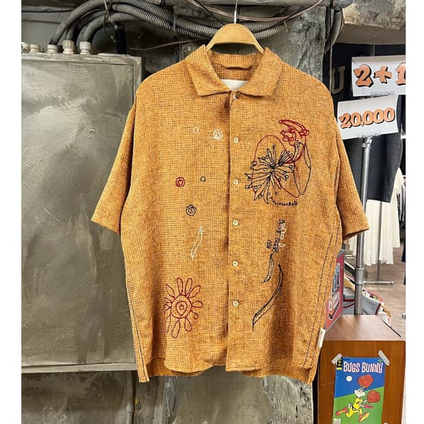 앤더슨벨 오브 엠브로더리 카라 반팔 셔츠 XL #csz4080