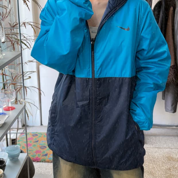 나이키 아스날 리버시블 경량 점퍼 블루