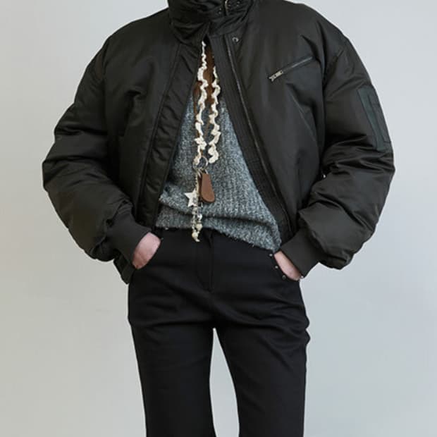 레이브 투웨이 포켓 크롭 점퍼 (봄버/공항점퍼)