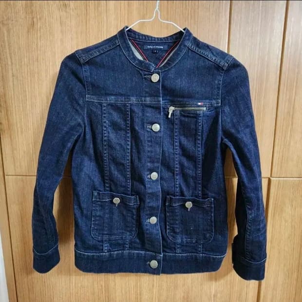 (XS)여성 타미힐피거 슬림핏 데님 자켓