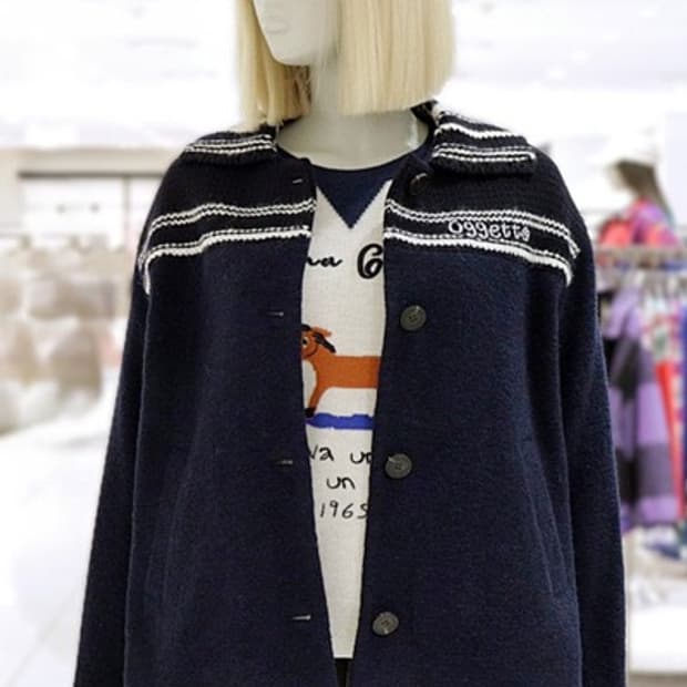 새/공홈판매중) 베네통 루브르 모혼방 자켓 