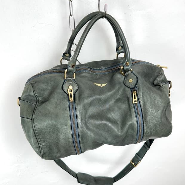 Zadig & Voltaire Lambskin Zip Detail Bag