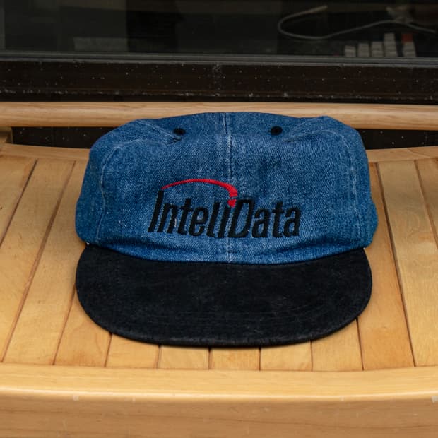 1990s InteliData Denim 캡