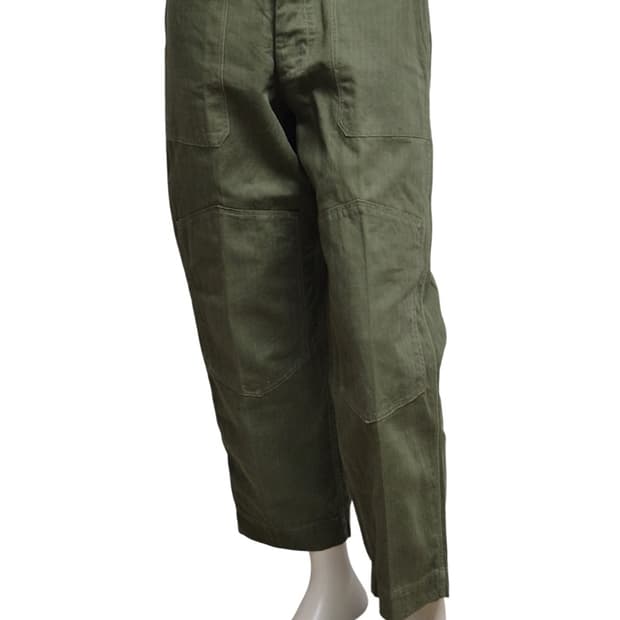 육군 구형 70s HBT 민무늬 전투복 바지 팬츠 하의 (M)