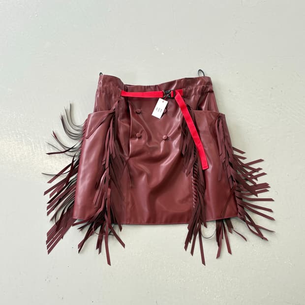 토가 풀라 프린지 스커트