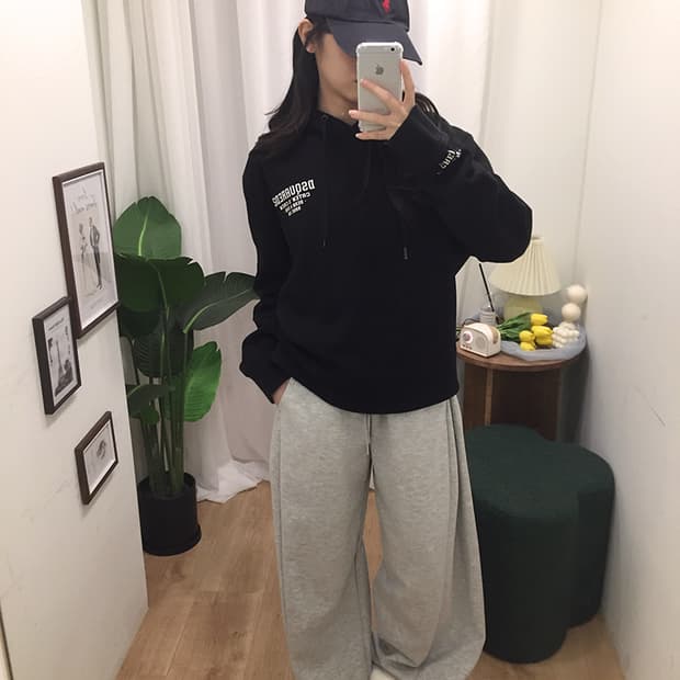 공용 디스퀘어드 스웻후드티 100