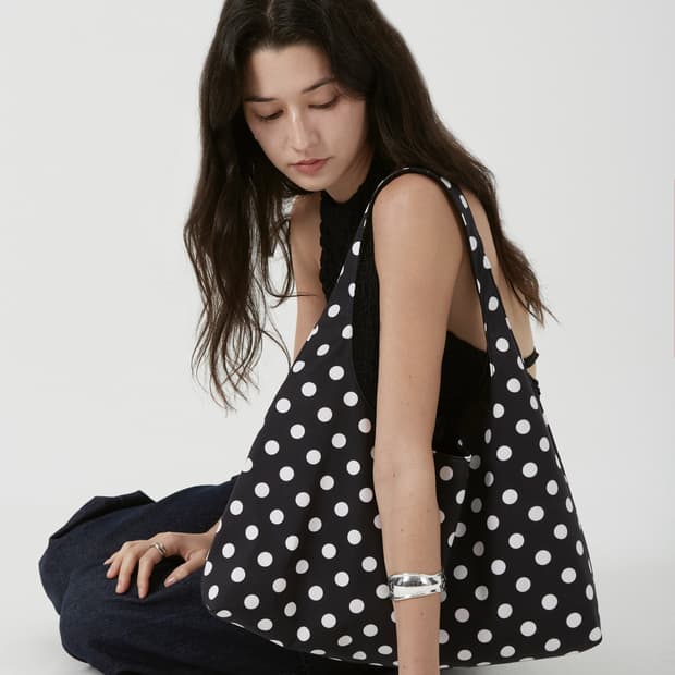 카나리 TWO WAY BAG -DOT & GLOSSY