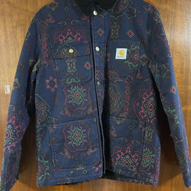 칼하트 wip 페이즐리 초어 자켓