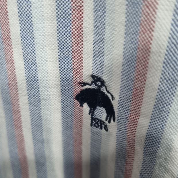 ((브룩스브라더스)) 레드플리스  로고 옥스퍼드 셔츠 100(m)