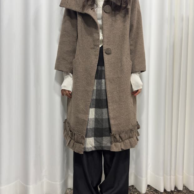 lovely highneck coat