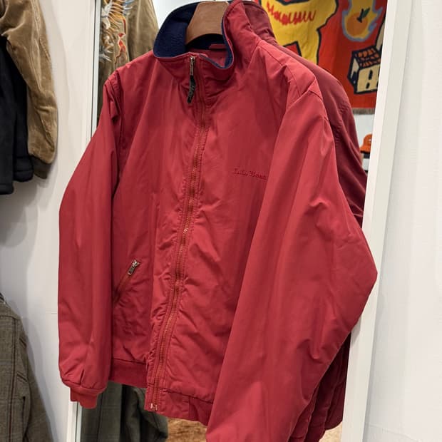 00s L.L.Bean 엘엘빈 플리스 웜업 나일론 봄버 자켓