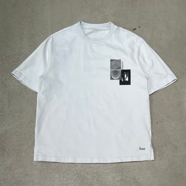 시스템 프린팅 반팔티 s10855