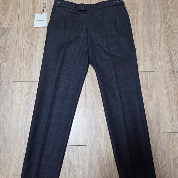 솔리드옴므 차콜 슬랙스